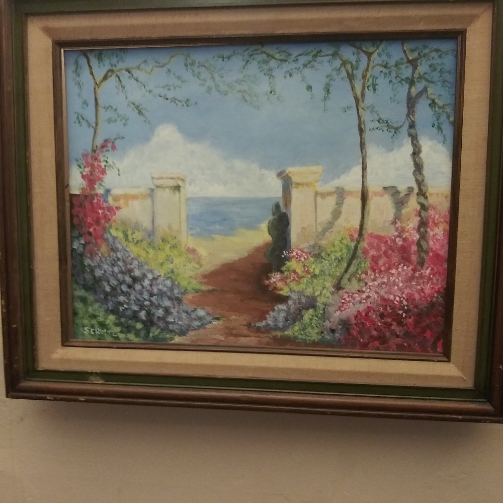 Painting by c Schultz